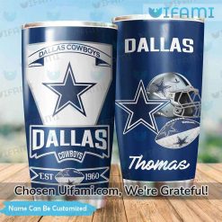 Custom Cowboys Sublimation Tumbler Unique Dallas Cowboys Gifts Best selling