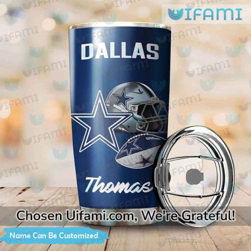 Custom Cowboys Sublimation Tumbler Unique Dallas Cowboys Gifts