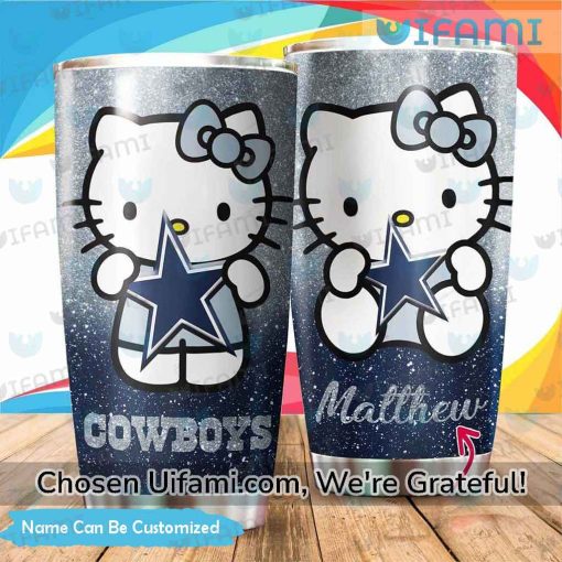 Custom Cowboys Tumbler Awesome Custom Hello Kitty Dallas Cowboys Gift Ideas