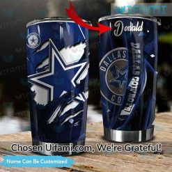 Dallas Cowboys Wine Tumbler Adorable Cowboys Gift - Personalized
