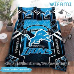 Custom Detroit Lions Bedding Twin Eye-opening Detroit Lions Valentines Gifts