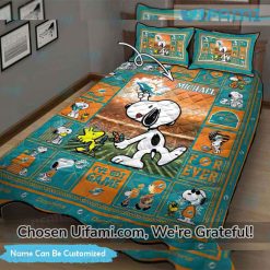 Custom Dolphins Bedding Set Cool Snoopy Miami Dolphins Gift