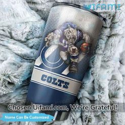 Custom Indianapolis Colts Stainless Steel Tumbler Mascot Gift For Colts Fans