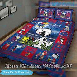 Custom Kansas Jayhawks Bedding Creative Snoopy Woodstock Jayhawk Gifts