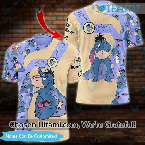Custom Mens Eeyore Shirt 3D Surprise Disney Eeyore Gifts