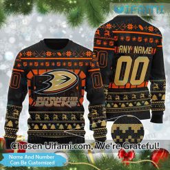 Custom Mighty Ducks Sweater Special Anaheim Ducks Gift