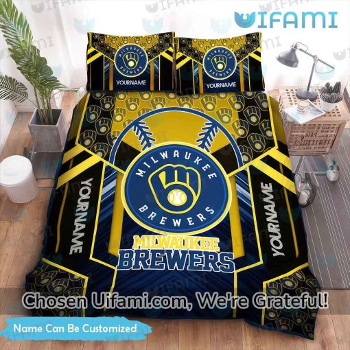 Custom Milwaukee Brewers Bed Sheets Wondrous Brewers Gift