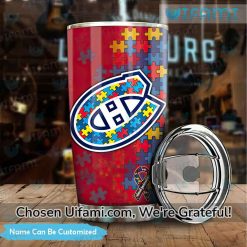 Custom Montreal Canadiens Coffee Tumbler Last Minute Autism Gift