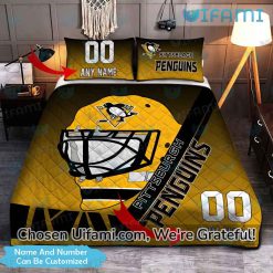 Custom Penguins Bed Sheets Jaw-dropping Pittsburgh Penguins Gifts For Him