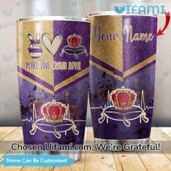 Custom Personalized Crown Royal Tumbler Best Peace Love Gift