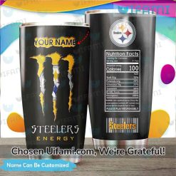 Custom Pittsburgh Steelers Tumbler Nutrition Facts Unique Steelers Gifts
