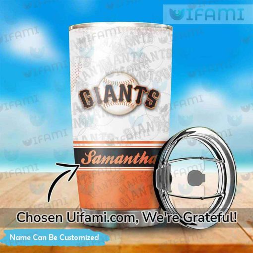 Custom San Francisco Giants Stainless Steel Tumbler Mascot SF Giants Gift