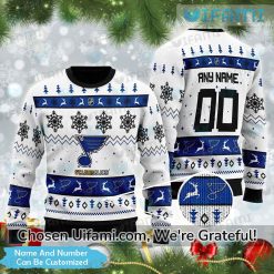 Custom St Louis Blues Christmas Sweater Jaw-dropping Gift