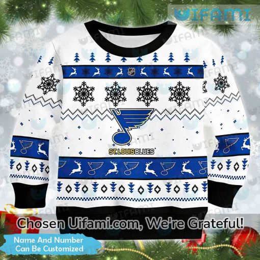 Custom St Louis Blues Christmas Sweater Jaw-dropping Gift