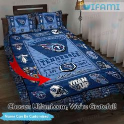 Custom Tennessee Titans Twin Bedding Tempting Titans Gift Exclusive
