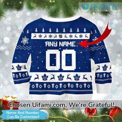 Custom Toronto Maple Leafs Ugly Christmas Sweater Comfortable Gift Latest Model