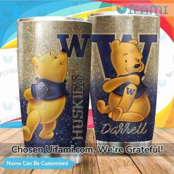 Custom University Of Washington Tumbler Winnie The Pooh Washington Huskies Gift