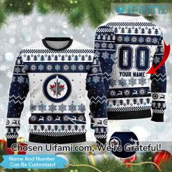 Custom Winnipeg Jets Ugly Sweater Attractive Gift