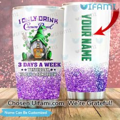 Customized Crown Royal 30 Oz Tumbler Greatest Gnome 3 Day A Week Gift