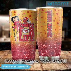 Customized Kansas City Chiefs Stainless Steel Tumbler For Life Betty Boop Gift