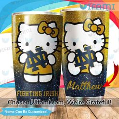 Customized Notre Dame Coffee Tumbler Latest Hello Kitty Notre Dame Gifts For Him