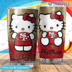Customized San Francisco 49ers Stainless Steel Tumbler Hello Kitty 49ers Gift