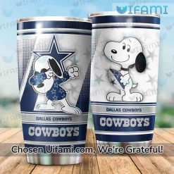 Dallas Cowboys Insulated Tumbler Eye opening Snoopy Cowboys Gift Best selling