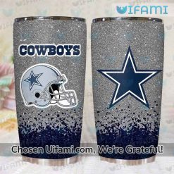 Dallas Cowboys Tumbler With Straw Unforgettable Cowboys Gifts For Men Best selling