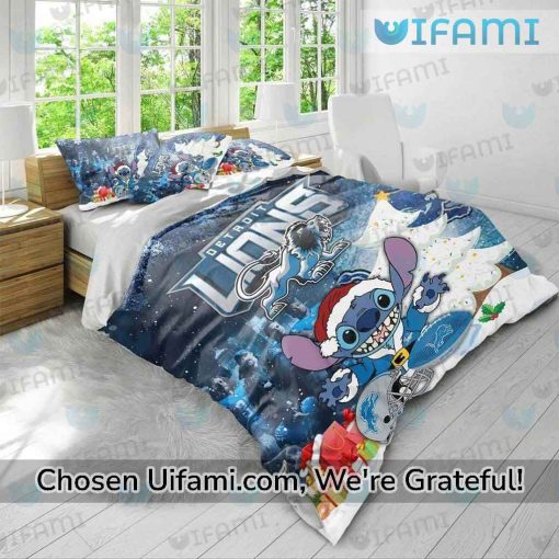 Detroit Lions Bed Sheets Unforgettable Stitch Detroit Lions Christmas Gifts