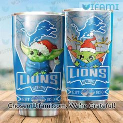 Detroit Lions Coffee Tumbler Exciting Baby Yoda Detroit Lions Gift Ideas Best selling