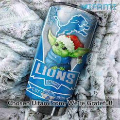 Detroit Lions Coffee Tumbler Exciting Baby Yoda Detroit Lions Gift Ideas Exclusive