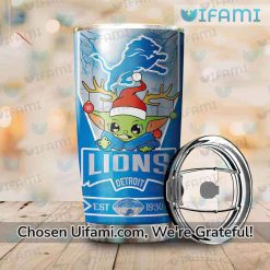 Detroit Lions Coffee Tumbler Exciting Baby Yoda Detroit Lions Gift Ideas Latest Model