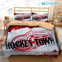 Detroit Red Wings Bedding Set Superior Hockey Town Red Wings Gift Ideas