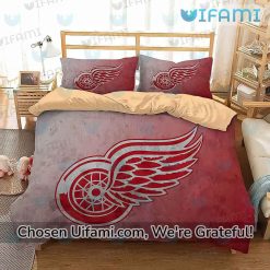 Detroit Red Wings Queen Size Bedding Outstanding Red Wings Gift