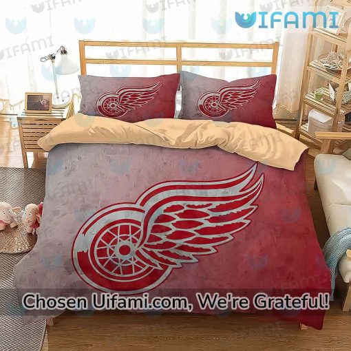 Detroit Red Wings Queen Size Bedding Outstanding Red Wings Gift