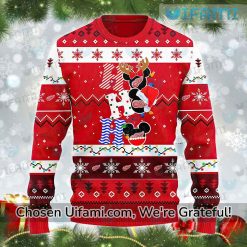 Detroit Red Wings Ugly Christmas Sweater Useful Mickey Ho Ho Ho Gift