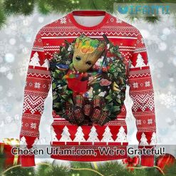 Detroit Red Wings Vintage Sweater Unique Baby Groot Gift