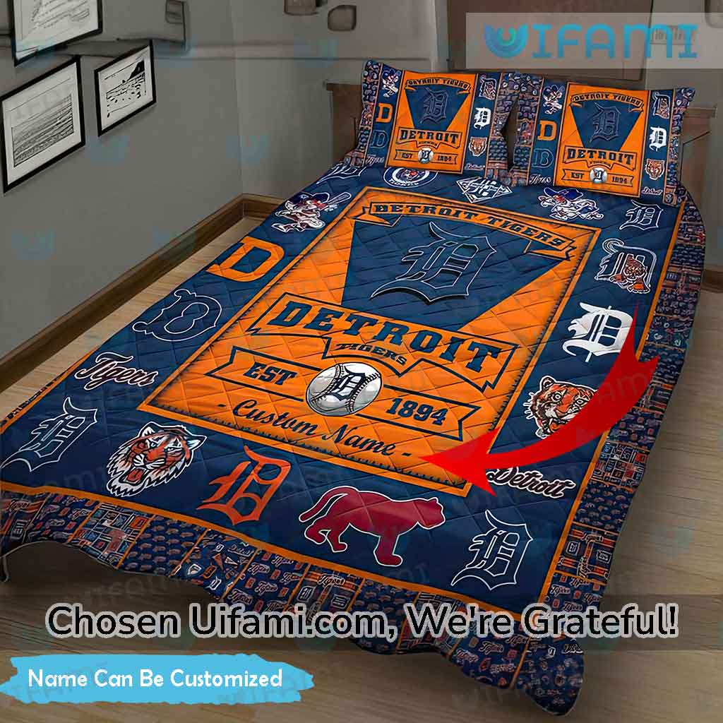 Detroit Tigers Bedding Twin Wondrous Personalized Detroit Tigers Gifts