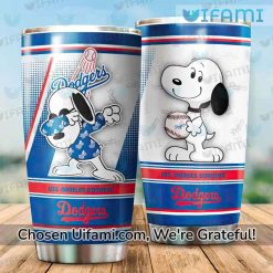 Dodgers Tumbler Cup Radiant Snoopy Los Angeles Dodgers Gift Best selling