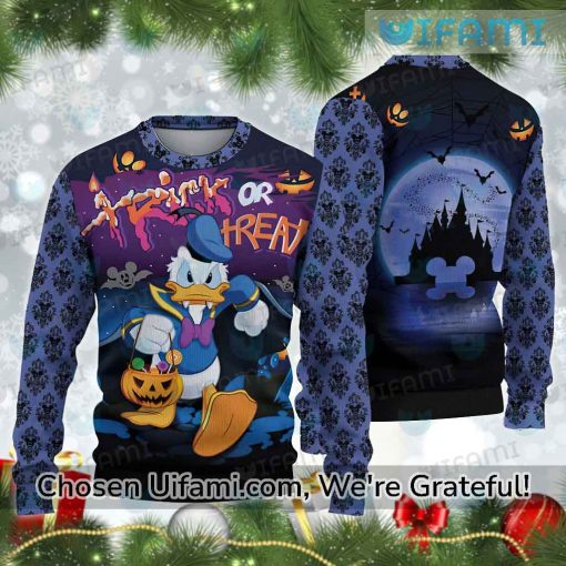 Donald Duck Ugly Sweater Outstanding Halloween Trick Or Treat Gift