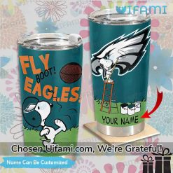 Eagles Wine Tumbler Personalized Snoopy Gift For Philadelphia Eagles Fans