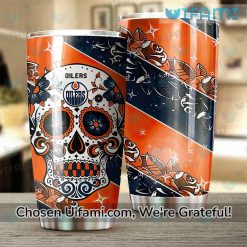 Edmonton Oilers Coffee Tumbler Comfortable Sugar Skull Oilers Gift Ideas