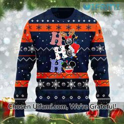 Edmonton Oilers Sweater Stunning Mickey Ho Ho Ho Gift