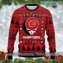 Flames Sweater Wonderful Grateful Dead Calgary Flames Gift Ideas