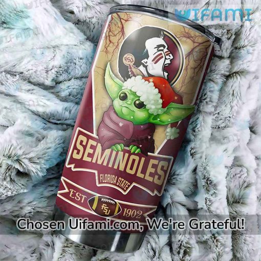 Florida State Seminoles 30 Oz Tumbler Perfect Christmas Baby Yoda FSU Gift Ideas