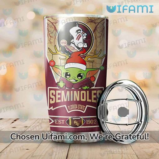 Florida State Seminoles 30 Oz Tumbler Perfect Christmas Baby Yoda FSU Gift Ideas