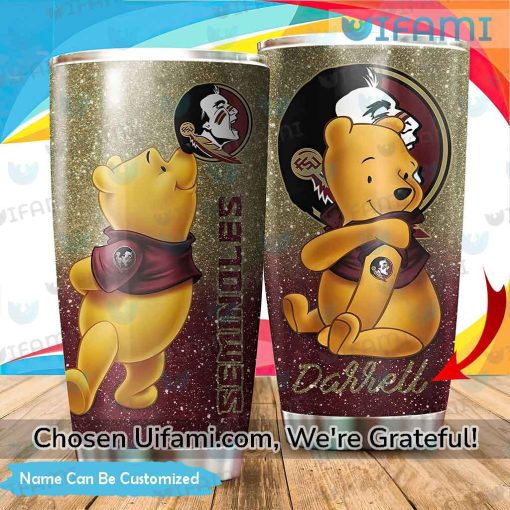 Florida State Seminoles Tumbler Custom Winnie The Pooh Seminoles Gift