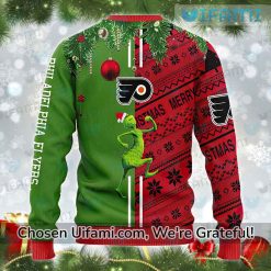Flyers Ugly Christmas Sweater Best Grinch Max Philadelphia Flyers Gift