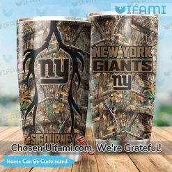 Giants Tumbler Cup Personalized Hunting Camo New York Giants Gift For Him