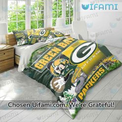 Green Bay Packers Bedding Cool Mickey Packers Gifts For Her Latest Model